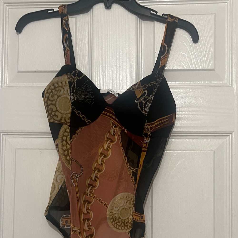 Women’s Multi-colored bodysuit ,brand timing.Z:M.
